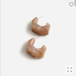 J. Crew Dimensional Acetate Hoop Earrings